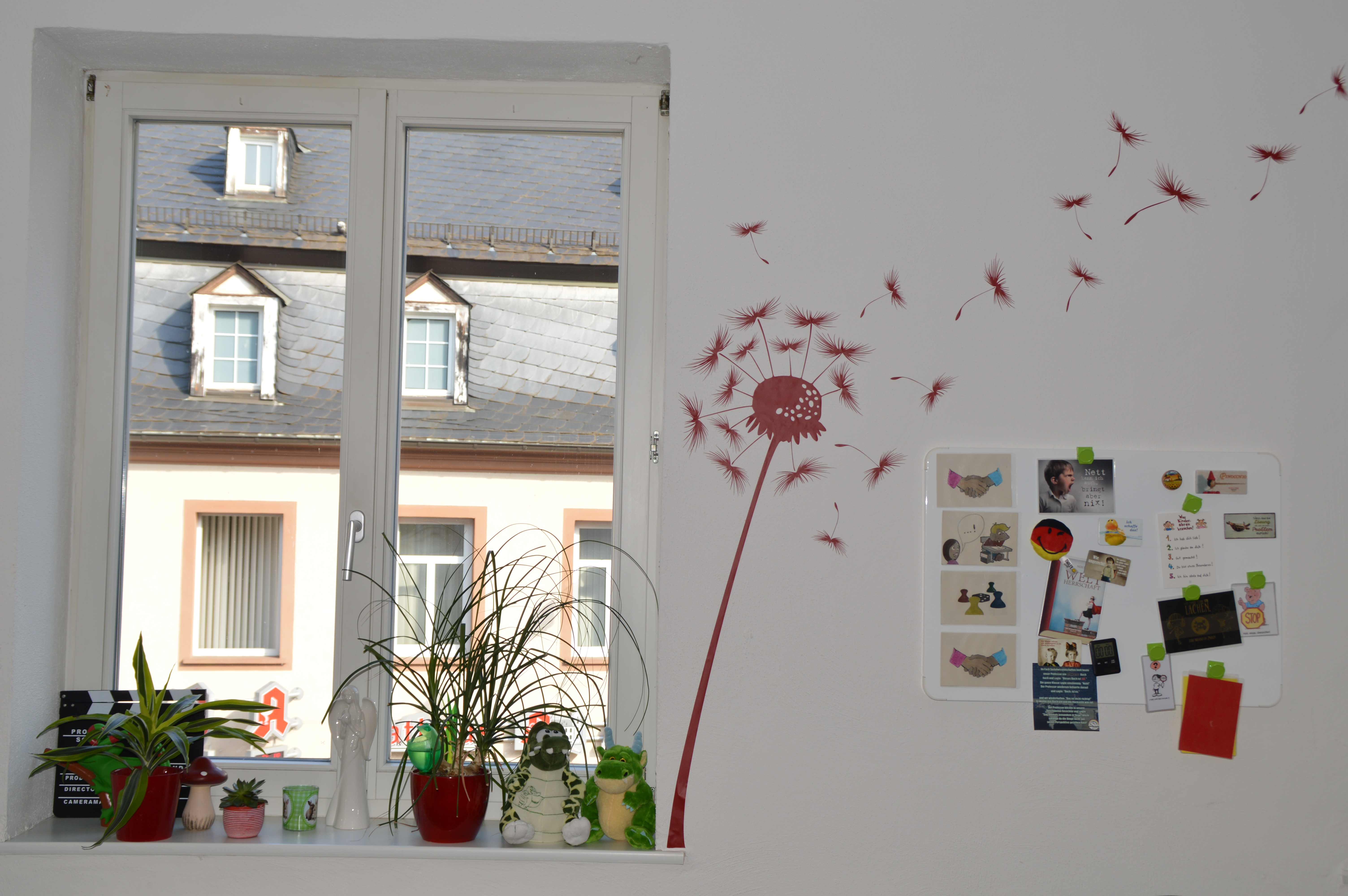 Photo Wall with a big dandelion